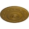 Ekena Millwork Neuveau Ceiling Medallion (Fits Canopies up to 6 3/8"), Hand-Painted Gold, 24 1/4"OD x 2"P CM24NAGLS - alternate 4